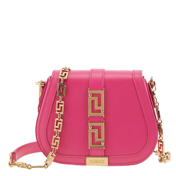 Greca Goddess Small Shoulder Bag  Pink