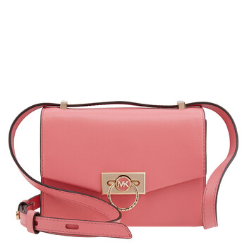 Hendrix Extrasmall Leather Crossbody Bag  Rose