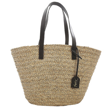 Natural Medium Panier Raffia Bag