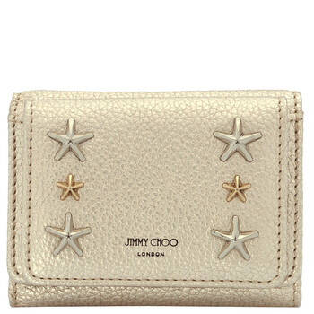 Nemo Ligh Gold Mix Leather Star TriFold Wallet