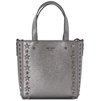 Pegasi Soft Grainy Leather StarEmbossed Tote Bag