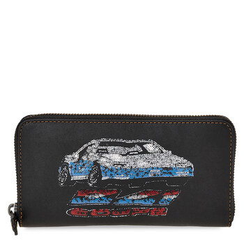 Zip Around Wallet 1941 Black Co Car Acc Zip