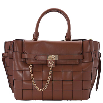 Luggage Large Woven Hamilton Legacy Belted Satchel