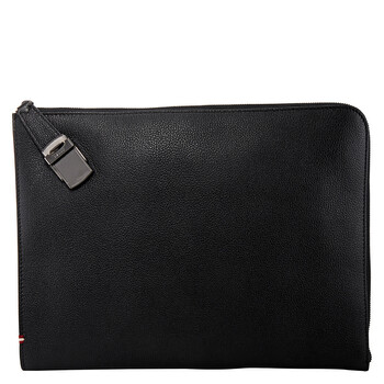 Galbo Black Leather Clutch