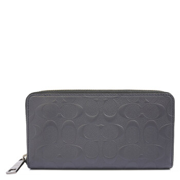 Midnight  Accordion Wallet In Signature Leather