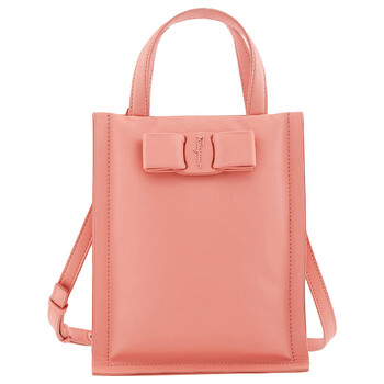 Salvatore Ferragamo Mini Viva Top Handle Bag in Coral