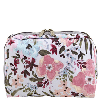 Multicolor Rectangular Cosmetic Pouch