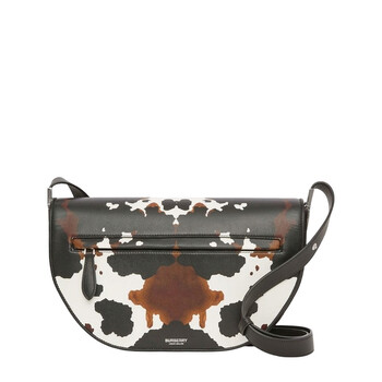 Multicolour Medium Camouflage Print Leather Olympia Bag