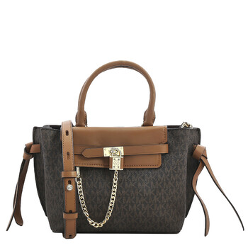 Signature Logo Small Hamilton Legacy Belted Satchel