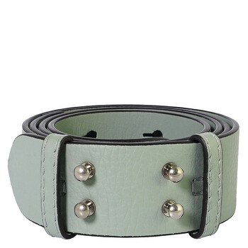 The Medium Belt Bag Grainy Leather BeltGrey Blue