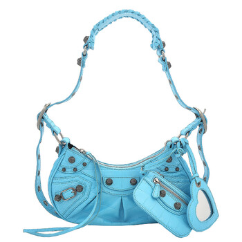 Turquoise XS Le Cagole Shoulder Bag