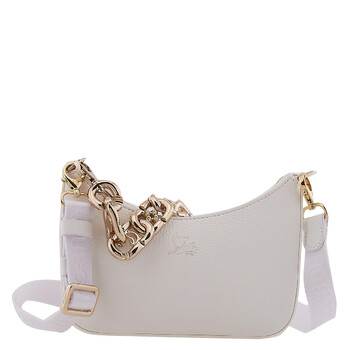 White Loubila Chain Mini Shoulder Bag