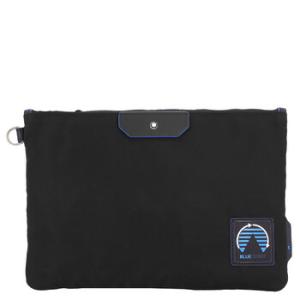 Black Blue Nylon Spirit Medium Pouch