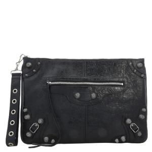 Black Le Cagole Large Pouch