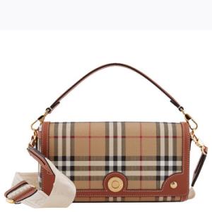 Briar Brown Ladies checkpattern top handle bag Crossbody