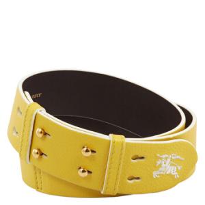 Bright Larch Yellow Leather Handbag Belt Strap