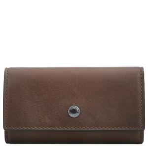 Dark Saddle Leather 4 Ring Key Case