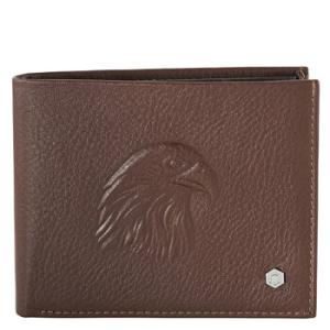 Falcon Head Leather Wallet Light Brown