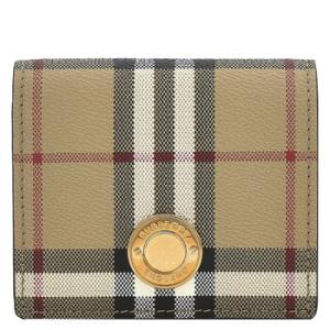 Archive Beige Check Folding Wallet