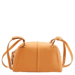 Elsac Smooth Leather Shoulder Bag Tan