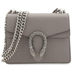 Grey Dionysus Leather Mini Bag