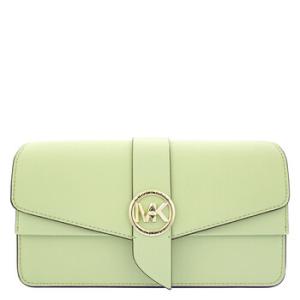 Medium Greenwich Saffiano Leather Bag in Aloe