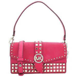 Medium Greenwich Shoulder Bag  Rubin Red