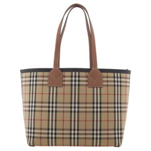 Medium London CheckPattern Tote Bag