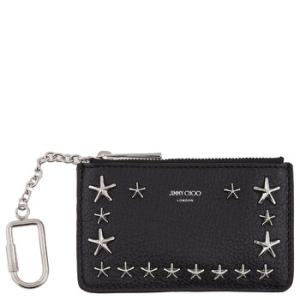 Nancy Black Leather Card Holder