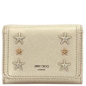 Nemo Ligh Gold Mix Leather Star TriFold Wallet