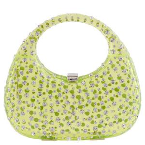 Neon Yellow Meleni Crystal Resin Bag