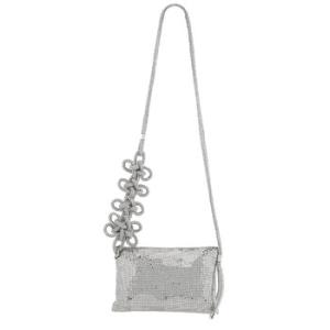 Silver Crystal Knot Crossbody Bag