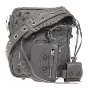 Le Cagole Men Crossbody Bag In Dark Grey