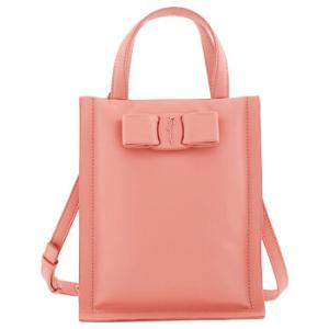 Salvatore Ferragamo Mini Viva Top Handle Bag in Coral