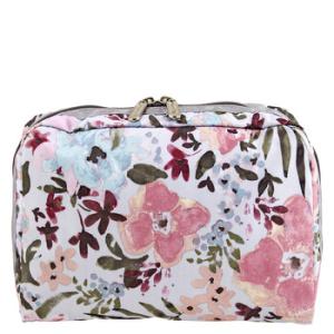 Multicolor Rectangular Cosmetic Pouch