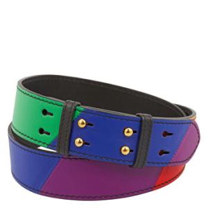 Rainbow Leather Handbag Belt Strap