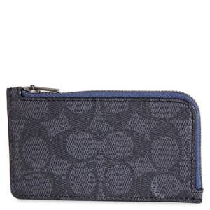 Signature Canvas Blocking LZip Card Case