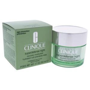 Superdefense Night Recovery Moisturizer  Combination Oily To Oily by Clinique for Women  1.7 oz Moisturizer