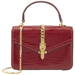 Sylvie 1969 Crocodileembossed Leather Mini Top Handle Bag