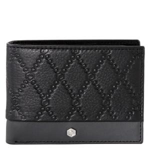 TwoTone Leather Wallet BlackGrey