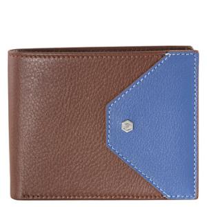 TwoTone Leather Wallet TanBlue