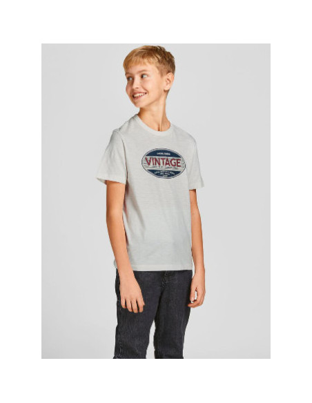 Jack&Jones - JJEDENIM TEE SS O-NECK SN JNR