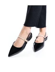 Tommy Hilfiger - PATENT SLING BACK BALLERINA