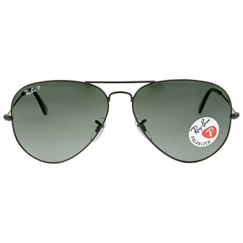 Aviator Classic Polarized Green Sunglasses RB3025 00258