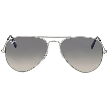 Aviator Gradient Light Grey Sunglasses RB3025 00332