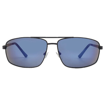 Blue Mirror Navigator Sunglasses TB7208 01X