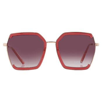 Bordeaux Gradient Butterfly Sunglasses GF0418 69T