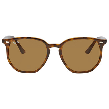 Brown Classic B15 Hexagonal Sunglasses RB4306 71073