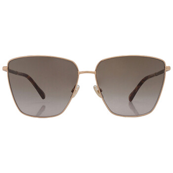 Brown Gradient Butterfly Sunglasses LAVIS 006JHA