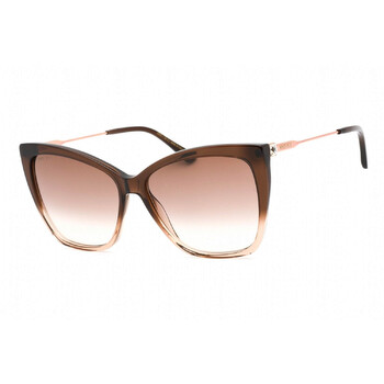 Brown Gradient Butterfly Sunglasses SEBAS 00MYHA